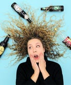 This Is What Happens When You Dump Beer On Your Hair