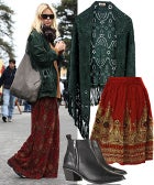 A Copy-Worthy Outfit Proving You Can Be A Babe In Winter Boho