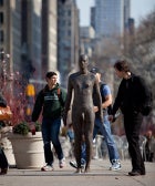 Naked Men Invade The Streets Of Manhattan For Antony Gormley's Latest Art Exhibit