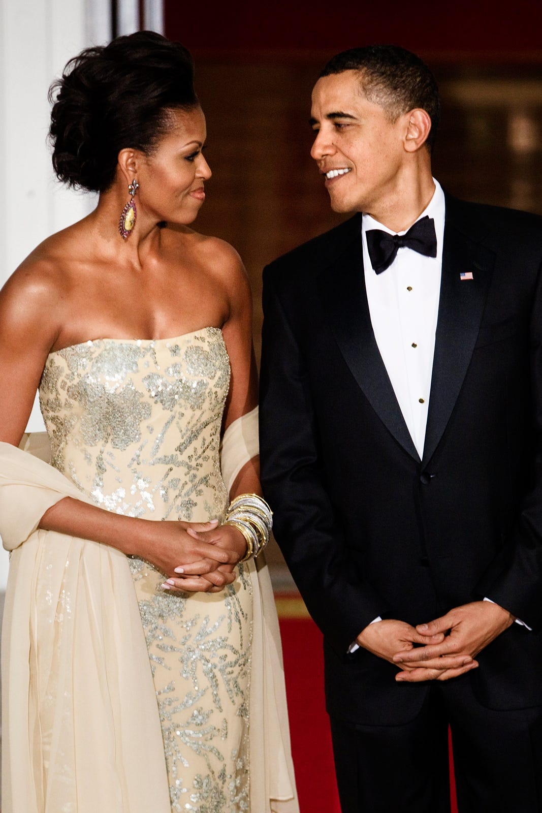 Michelle obama wedding pictures dress Michelle obama wedding pictures dress