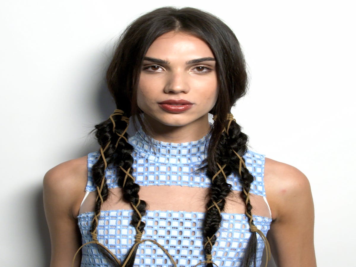 Add This Luxe Winter Fabric To Your Braids For More Texture