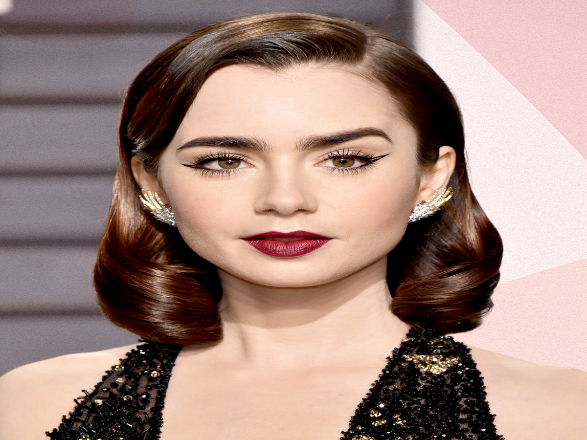 Lily Collins Always Wears These 5 Beauty Looks -- & No One Has Noticed