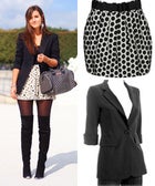 The Perfect Outfit: Spots and Stripes For a Pretty Woman Get-Up