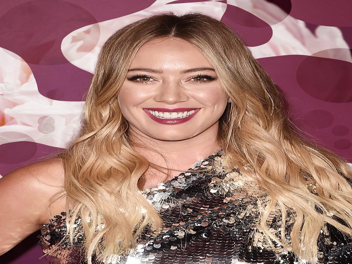 Hilary Duff Shares Her Home Decorating Style & A Millennial Pink Door Is Just The Jumping Off Point