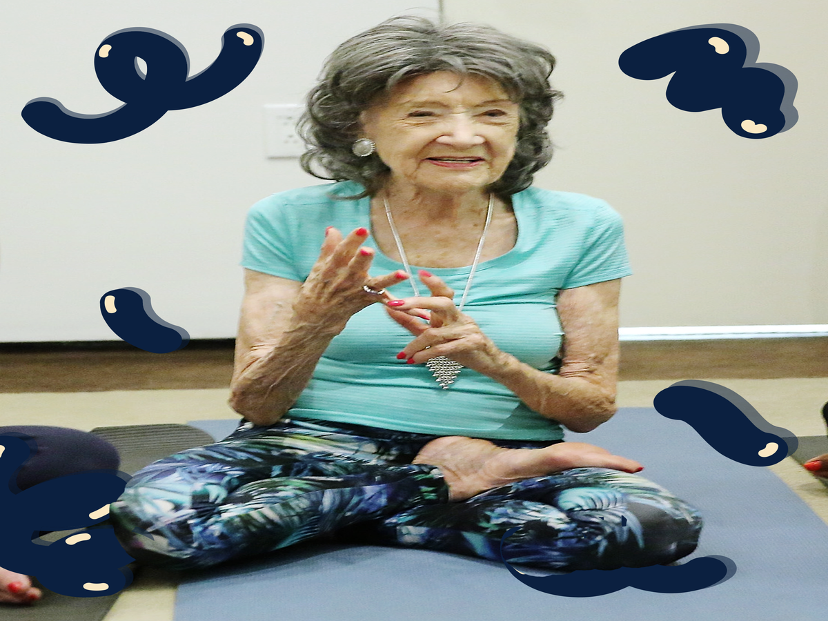 This 98-Year-Old Yoga Star's Drinking Habits Are Remarkable