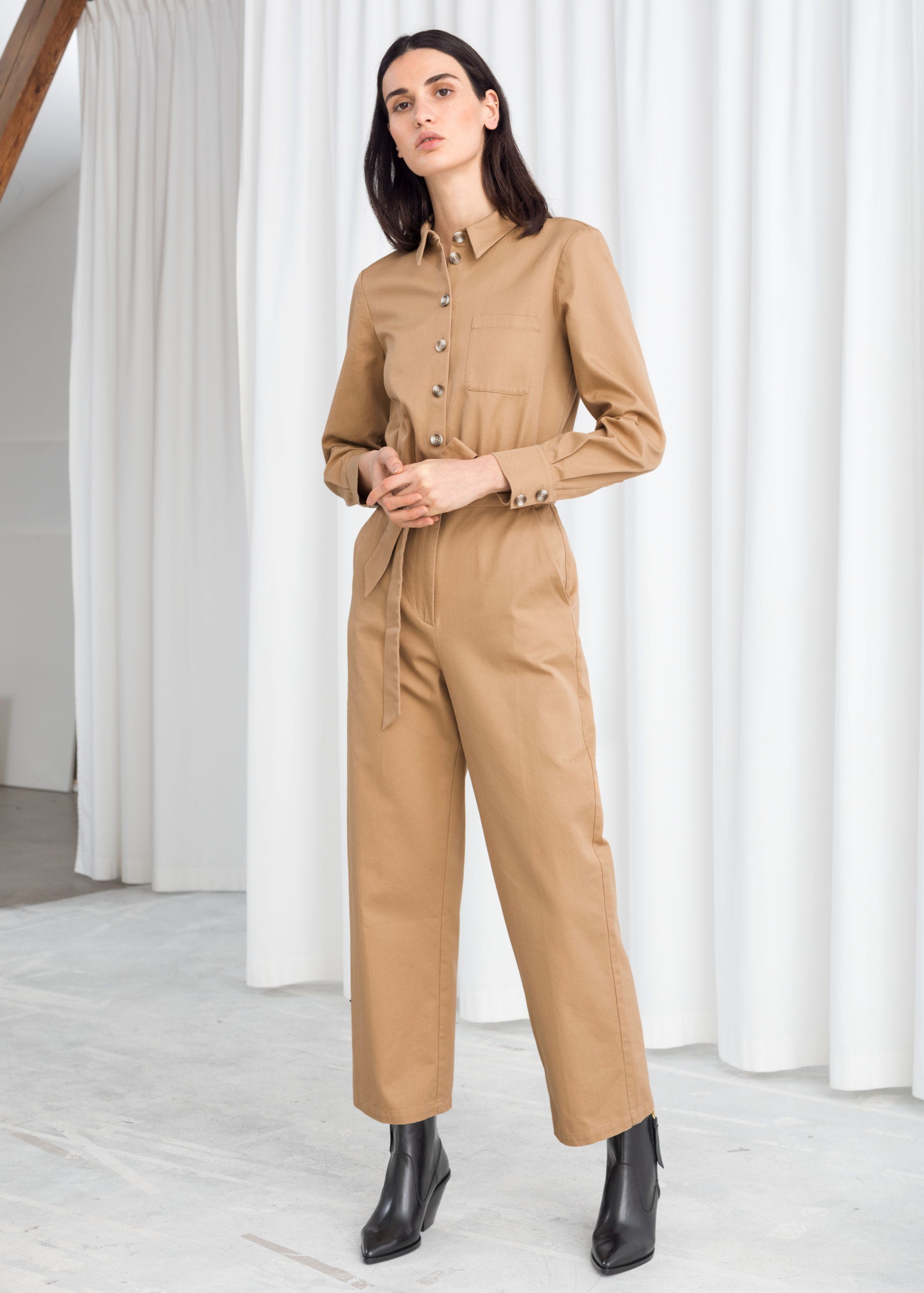 Anewsex Womens Spring Long Playsuits Wide Leg Trousers Jumpsuit Dot
