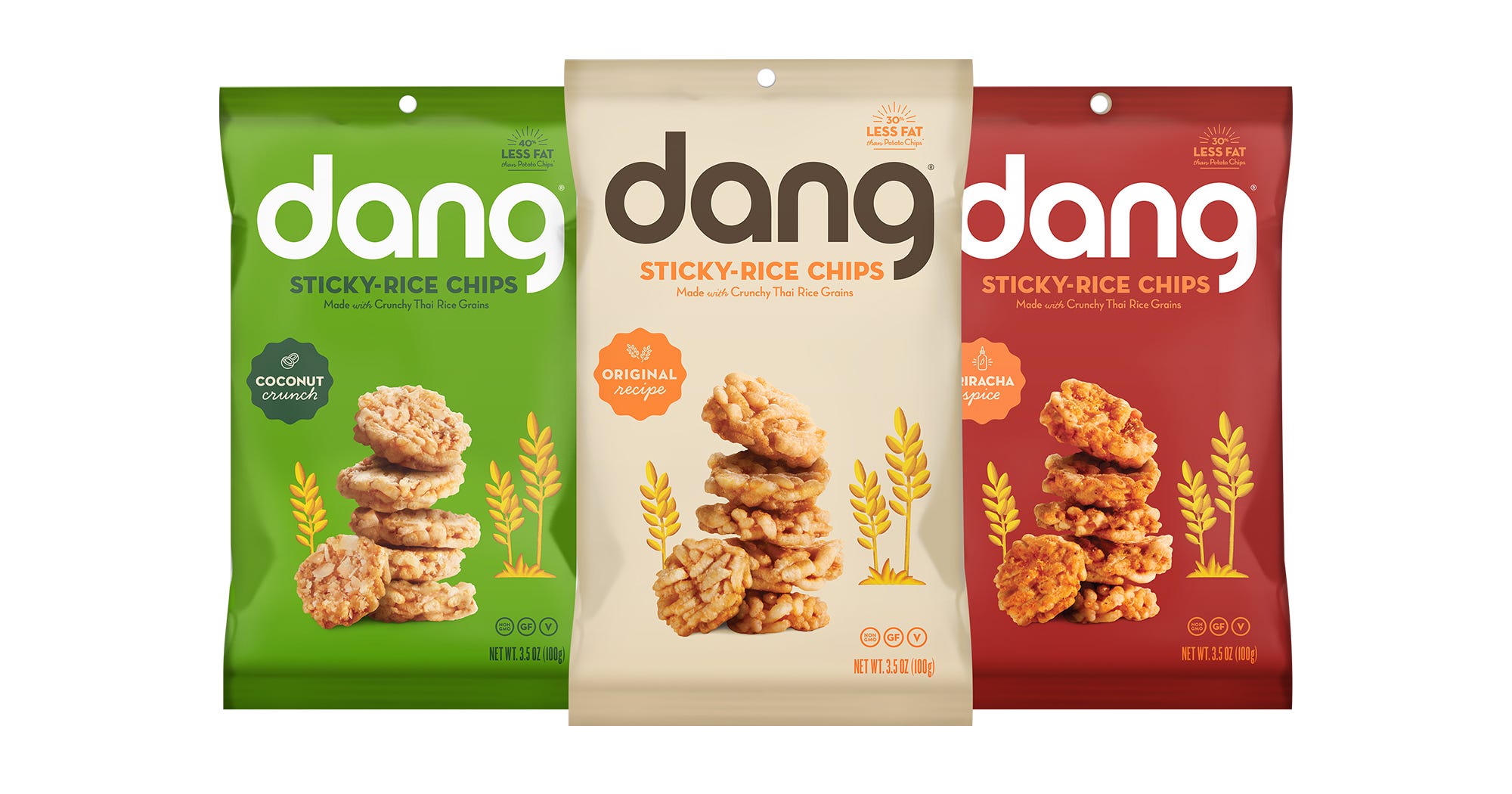 Dang Sticky Rice Chips Review Low Fat Chip Snacks