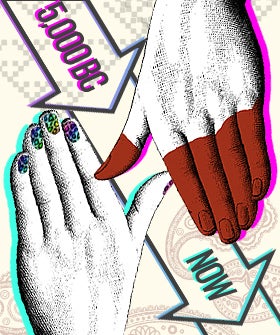 The Illustrated History Of Nail Art