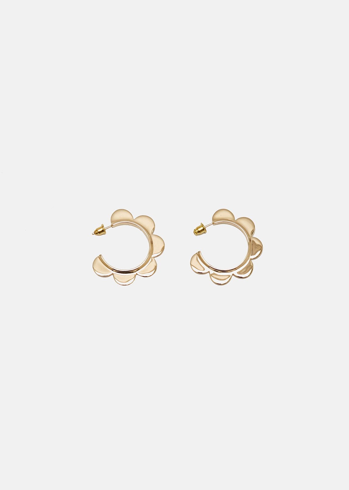 Small Hoop Earrings Gold Silver Madewell
