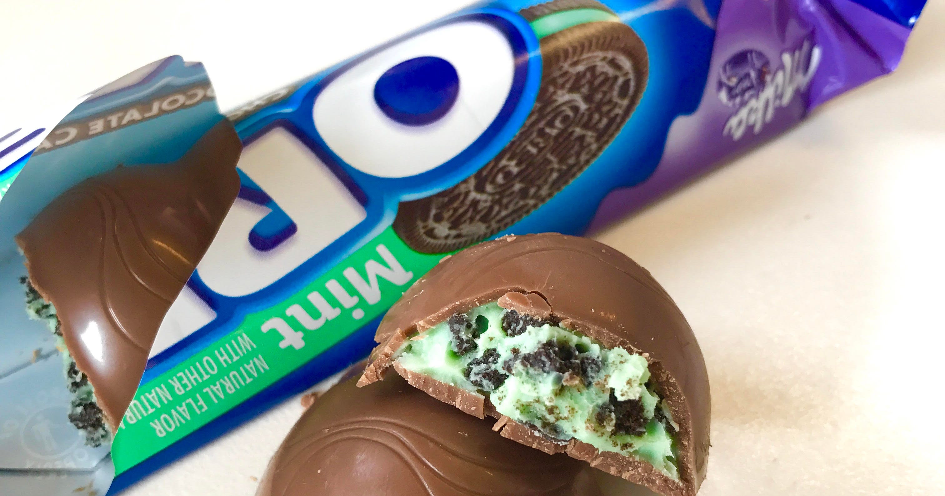 New Oreo And Milka Mint Flavored Chocolate Candy Bar