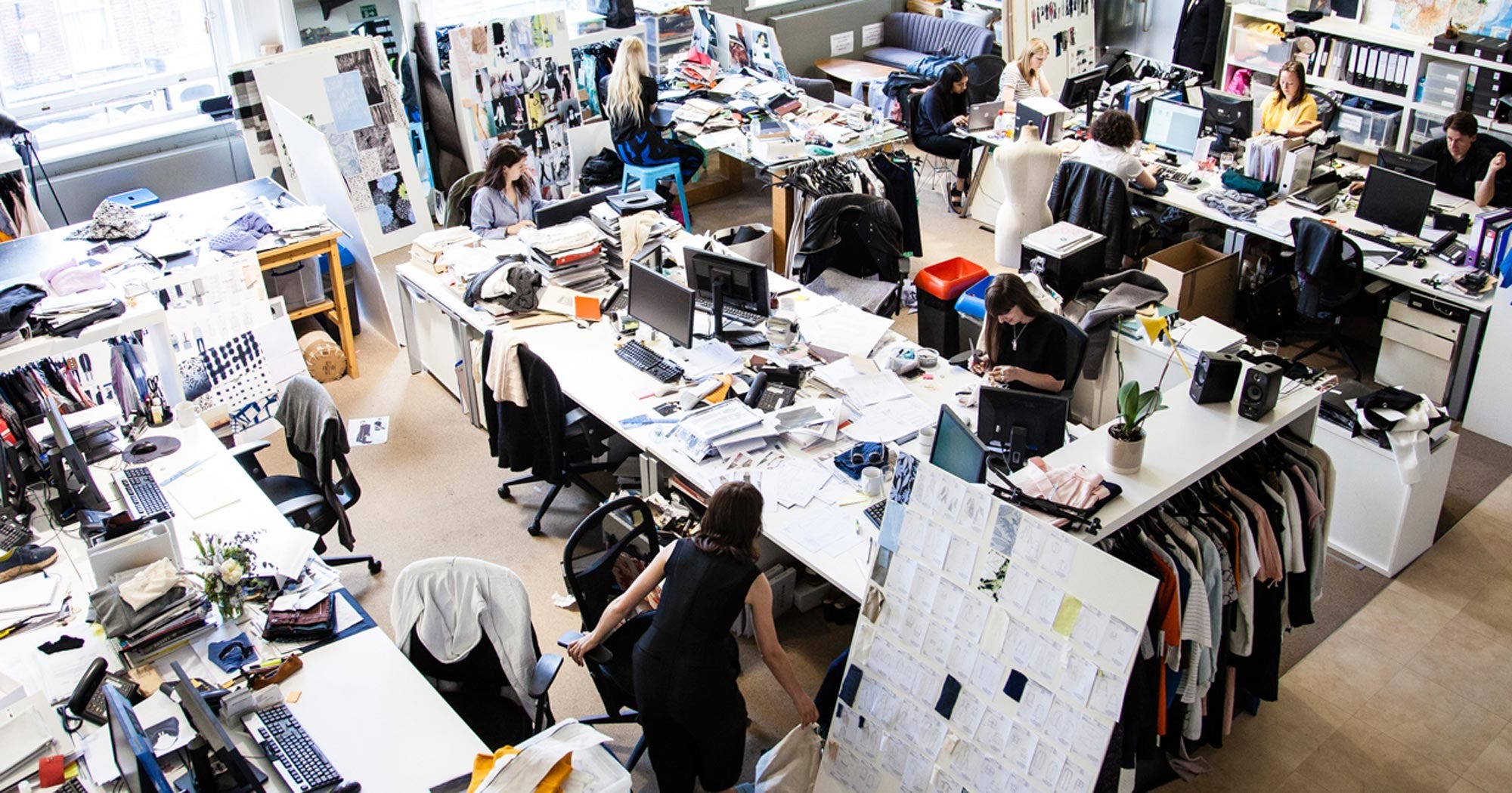 Messy Desk Creative Genius Study