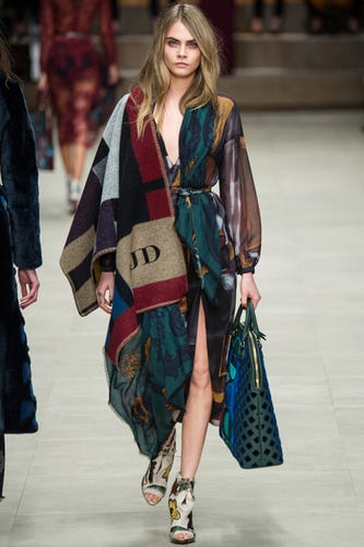 Olivia Palermo Has A Monogrammed Burberry Cape, Of Course