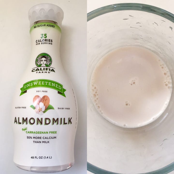 mini brands almond milk