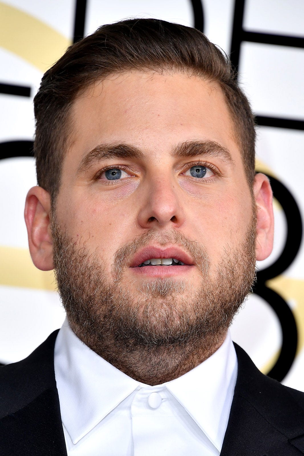 Celebrity Men With Beards Golden Globes Red Carpet