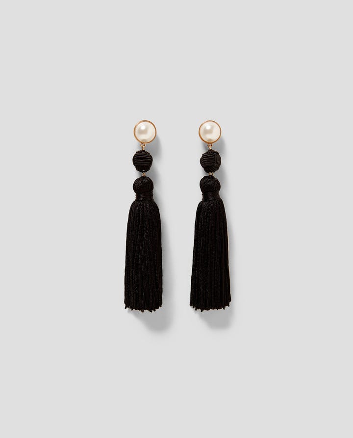 Tassel Earrings Statement Jewelry BaubleBar, Zara