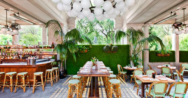 Al Fresco Outdoor Patio Dining Food Pics New York