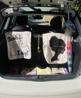 stylelist car trunk tour celebrity car trunks