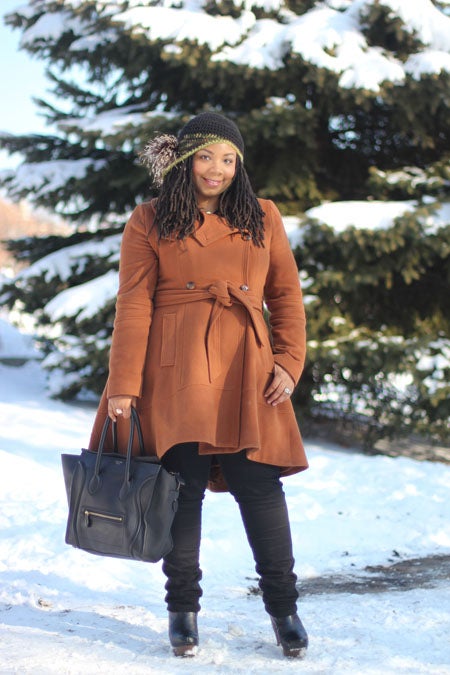Chicago Winter Fashion Street In