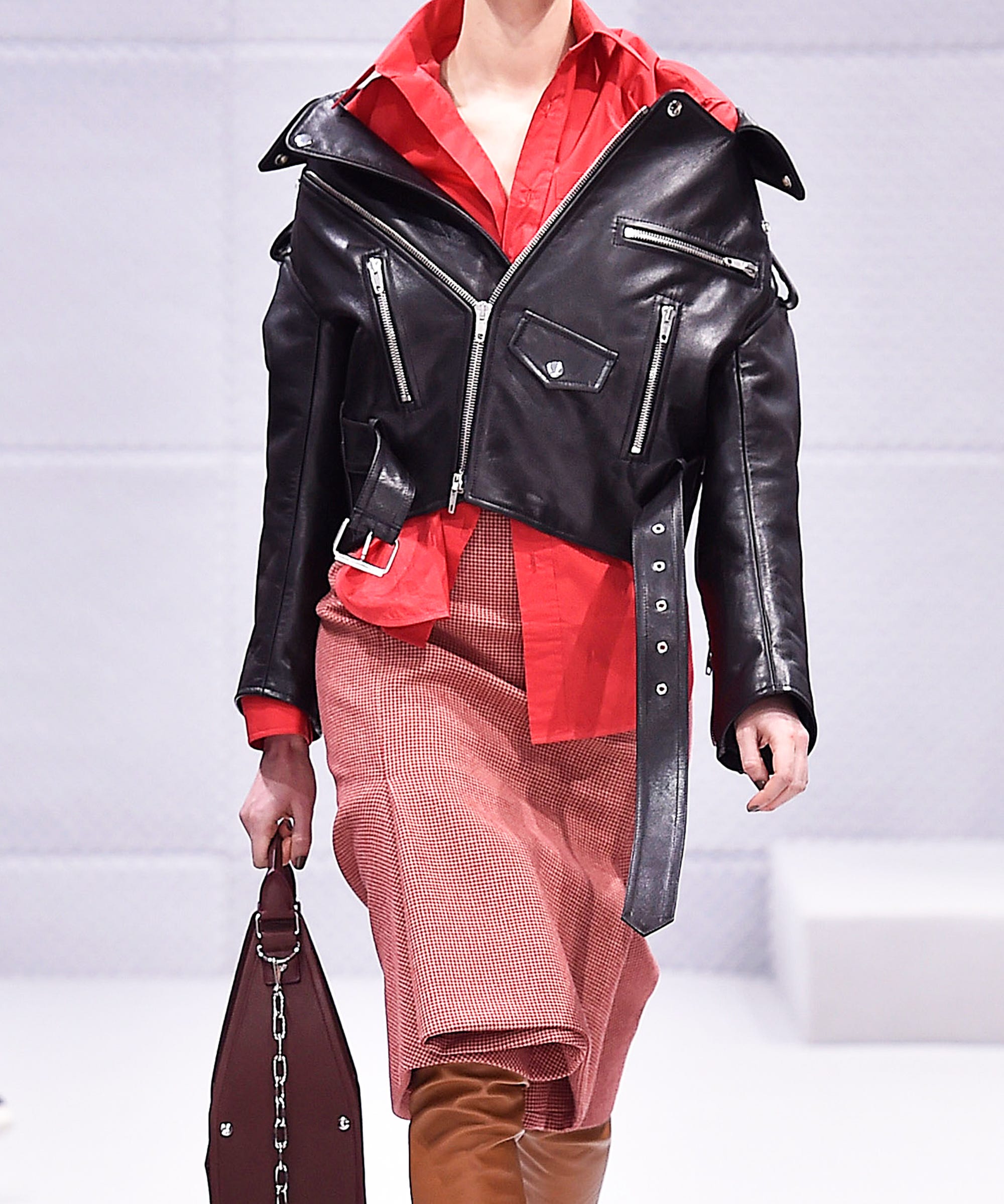 Off Shoulder Jackets Balenciaga Fall 2018