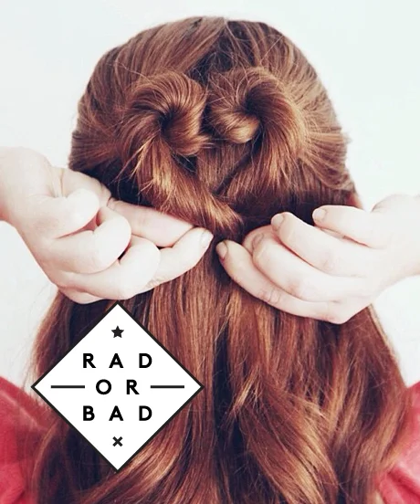 Heart Shaped Bun Twisted Updos Valentines Day Hair