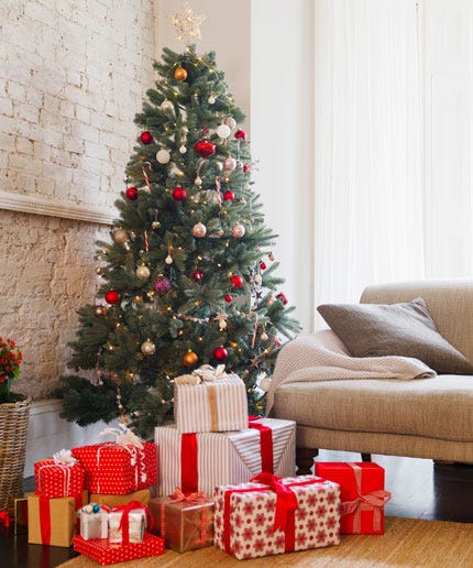 vertical christmas tree lights