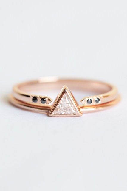 Minimalist Engagement Rings Simple Design Bands