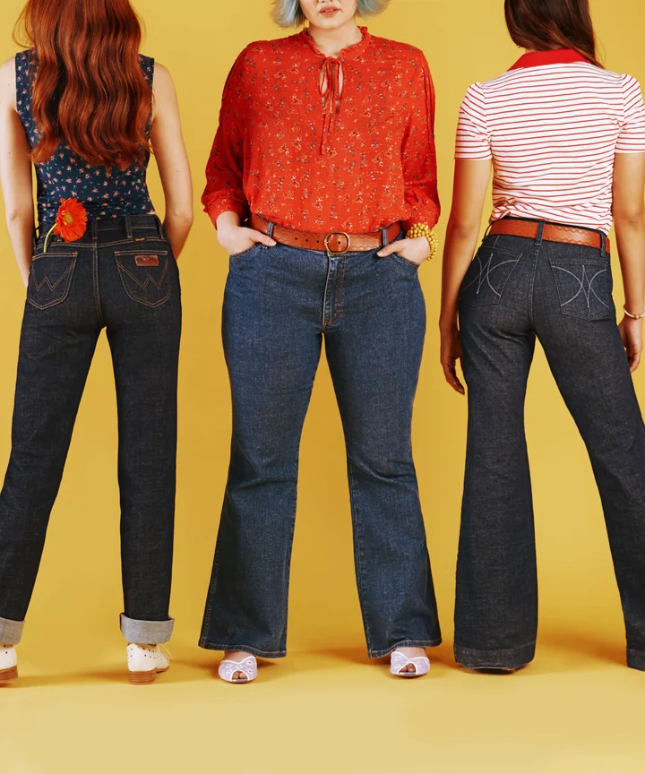 Wrangler Modcloth Denim Jeans Collection Plus Size Exclusive Wrangler Modcloth Collaborate On A Size Inclusive Collection