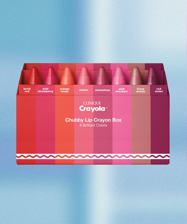 clinique new lip balm collaboration crayola colors
