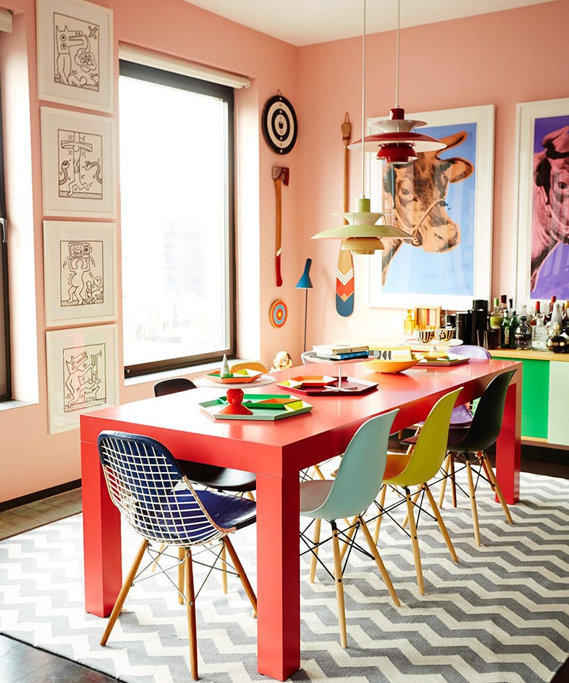 home tour bright color and paint ideas nyc apartment