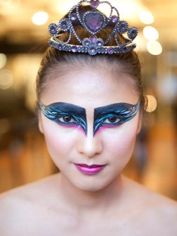 black swan costume makeup ideas