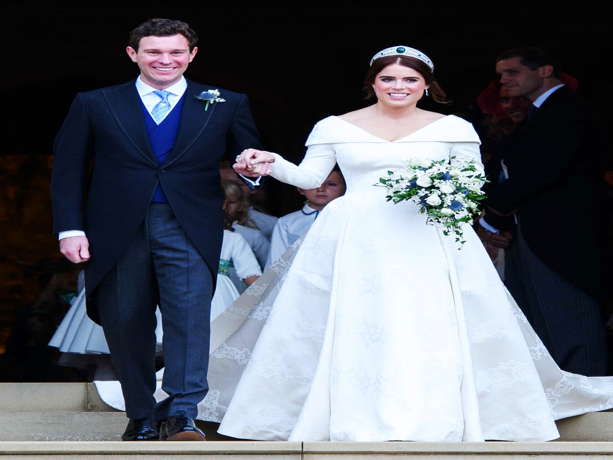 Princess Eugenie's Earrings Were A Gift From Her Husband