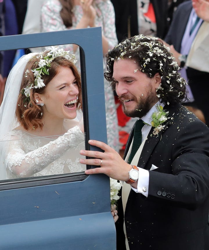 Hochzeitsfotos Von Kit Harington Rose Leslie Aus Got