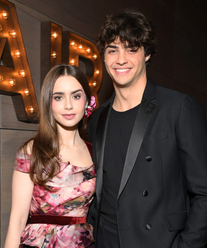 Lily Collins dikabarkan berpacaran dengan Noah Centineo (dok. Refinery29)