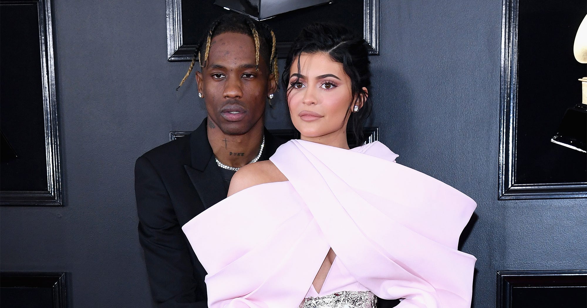 Kylie Jenner & Travis Scott Have Perfected Their Kim & Kanye Red Carpet Pose