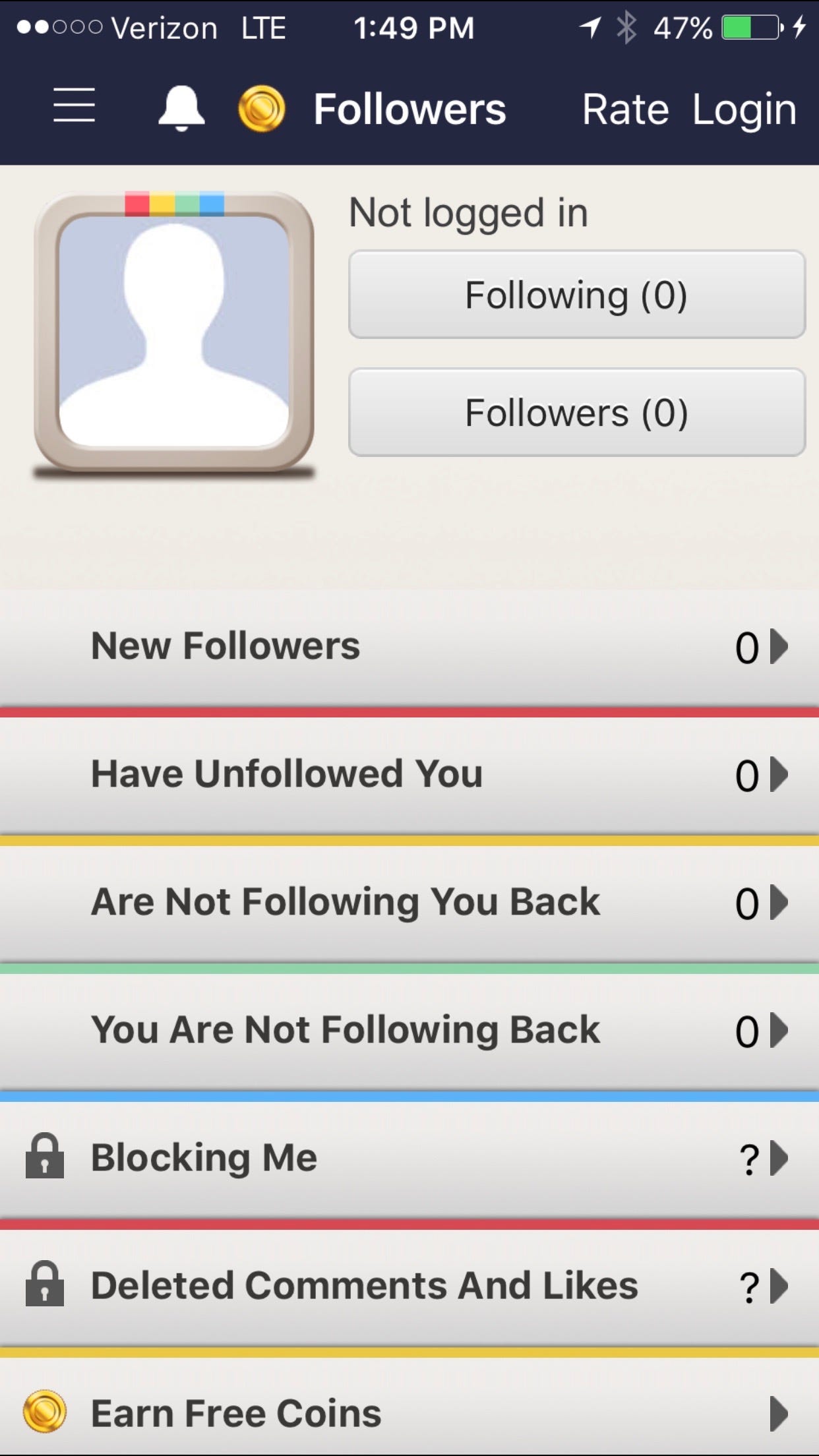 Track follow unfollow instagram