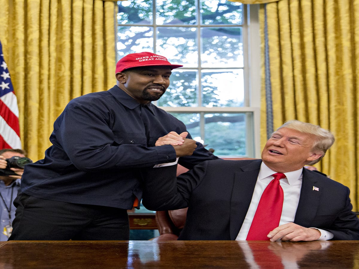Donald Trump & The Kardashian Wests Had A Self-Congratulatory Week On Twitter