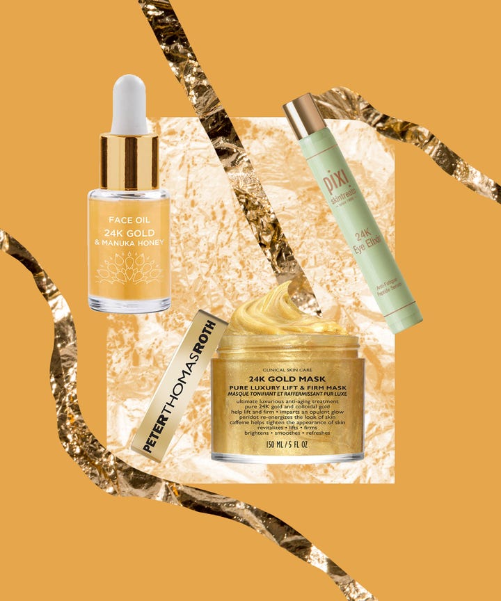 Skincare Products Infused With 24 Carat Gold It S No Secret That We Want Our Skincare To Be An Extension Of Boujie Lifestyles Just Take A Look At R29 Home Routines