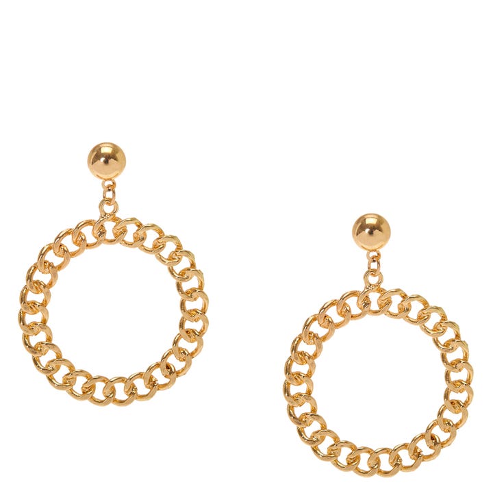 Best Earrings Claires Mall 100 Million Piercings Claire S Gold Circle Drop Earrings 7 99 Available At