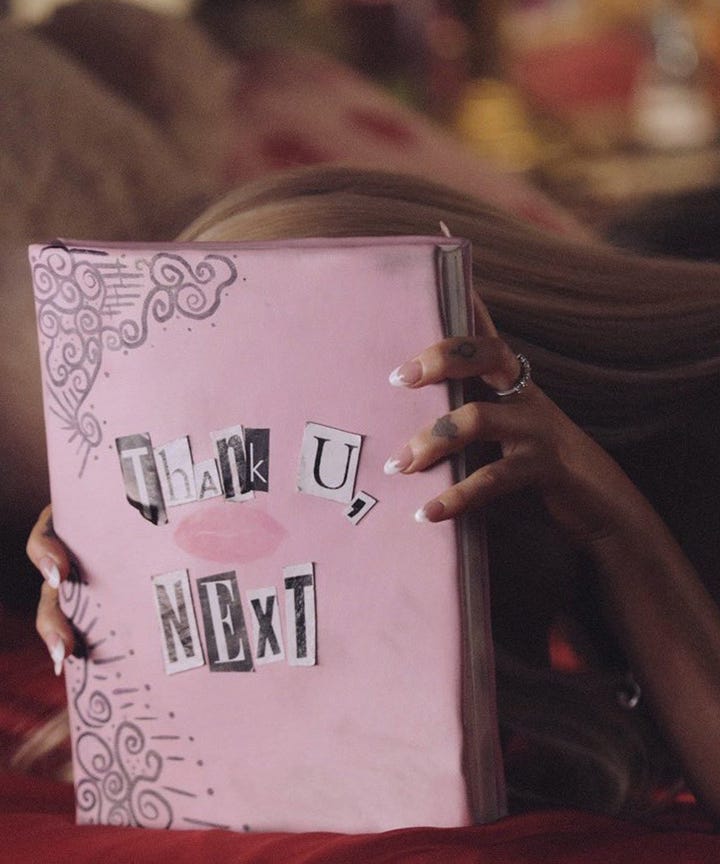 ariana grande says mac miller in in thank u next video next video