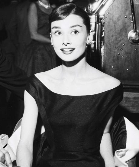 Audrey Hepburn Sheath Column Dress