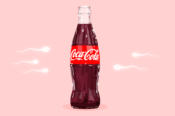 Sex med stor cola