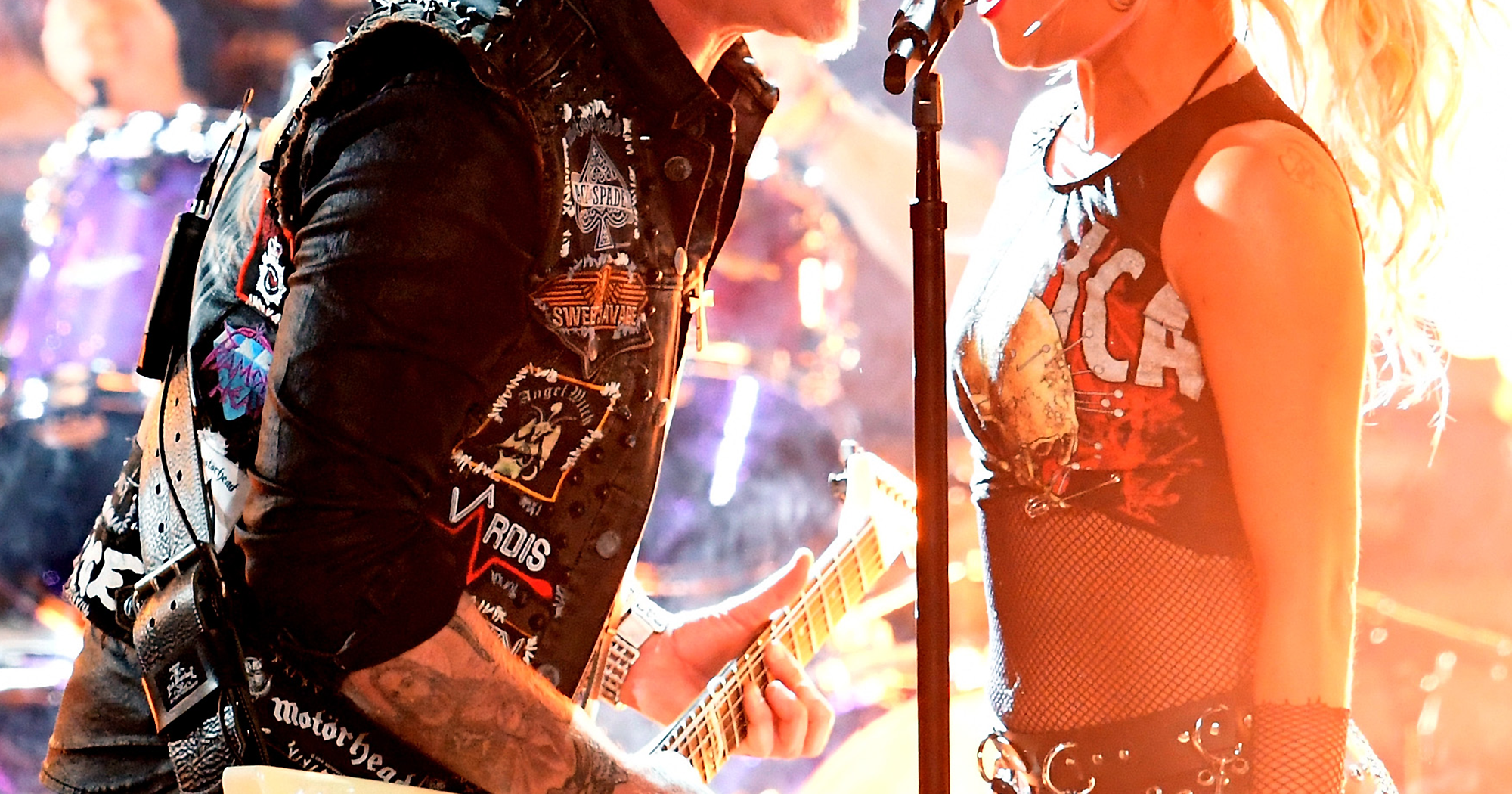 Lady Gaga Metallica Performance Mic Issue Grammys