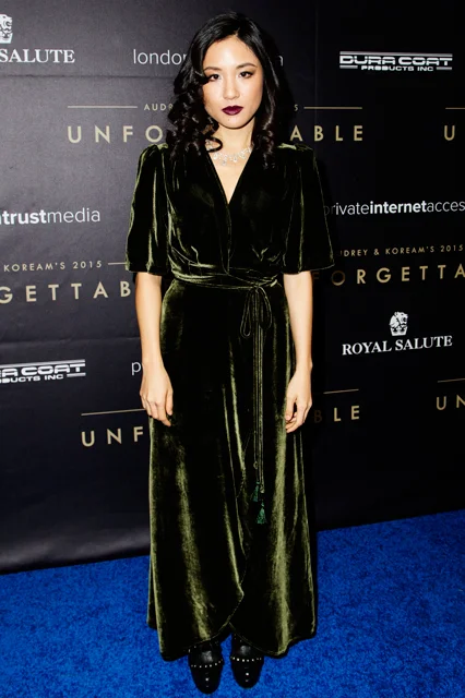 Celebrity Velvet Dress Red Carpet Trend
