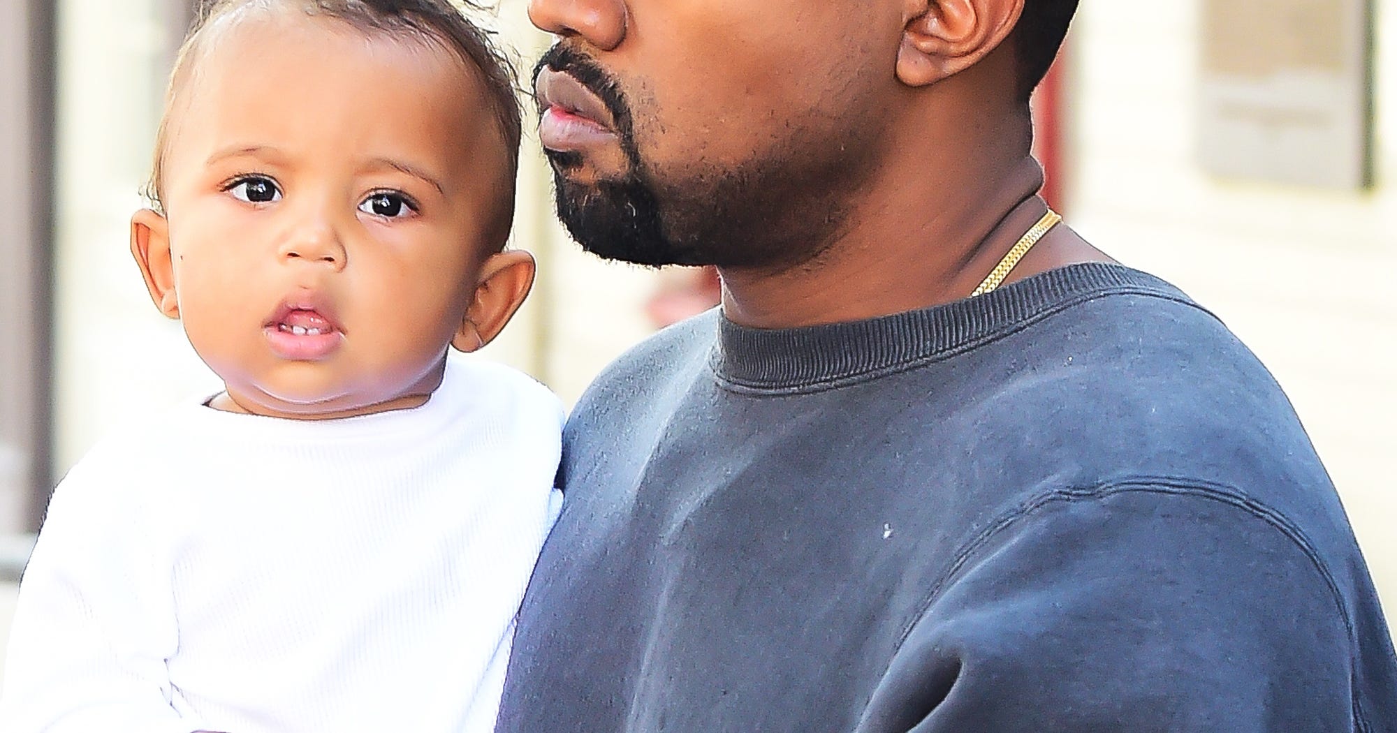 Kanye West Son Saint First Birthday In Hospital