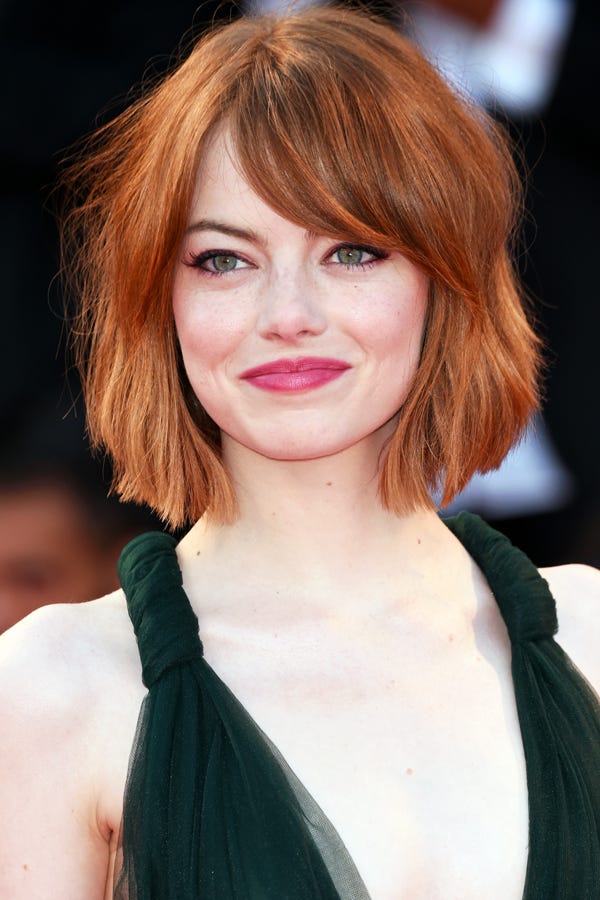 Emma Stone Short Wavy Cut  Emma Stone Short Hairstyles Looks  StyleBistro