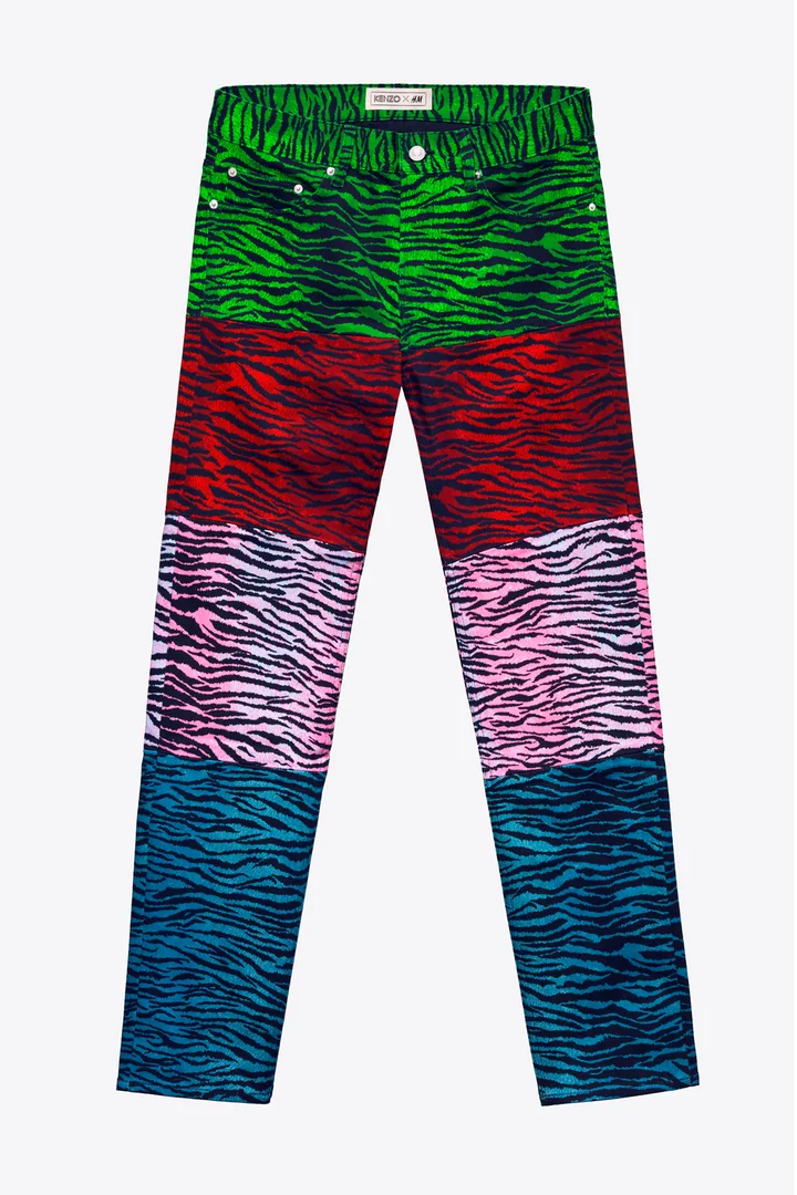 H＆M KENZO コラボシャツ Kenzo & H&M T-shirt Men Size S Floral Print 100% Cotton Big Logo