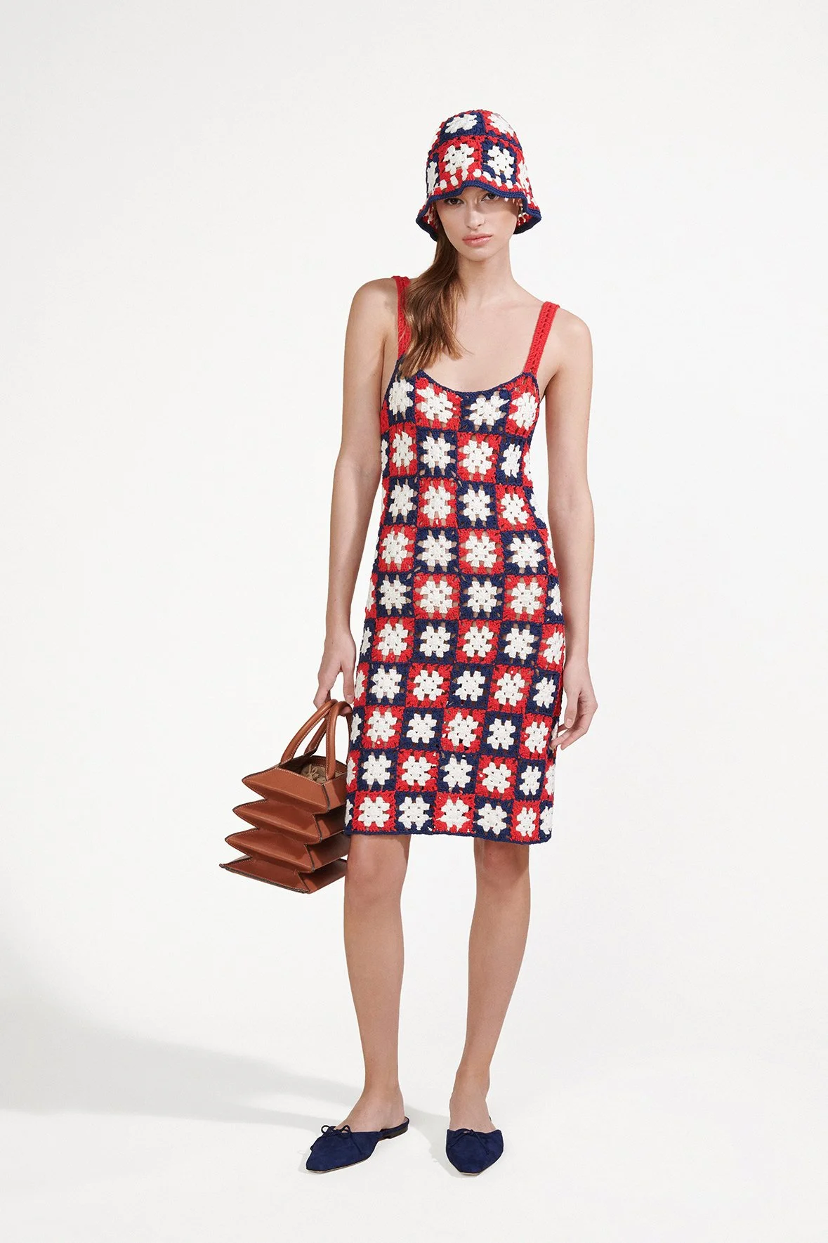 staud crochet dress Hoya Mini Dress main image 1