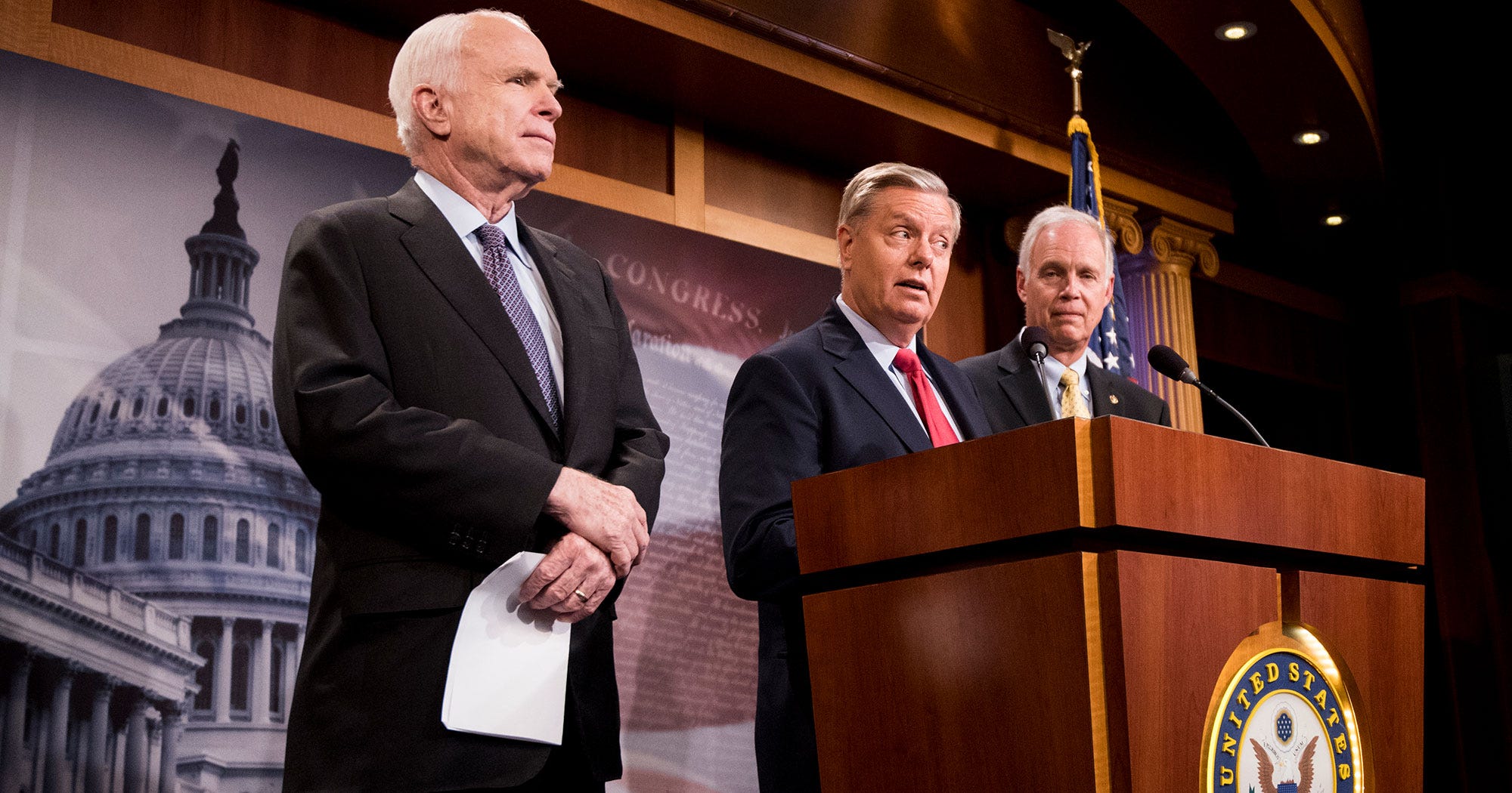McConnell GOP Text Skinny Healthcare Bill Vote