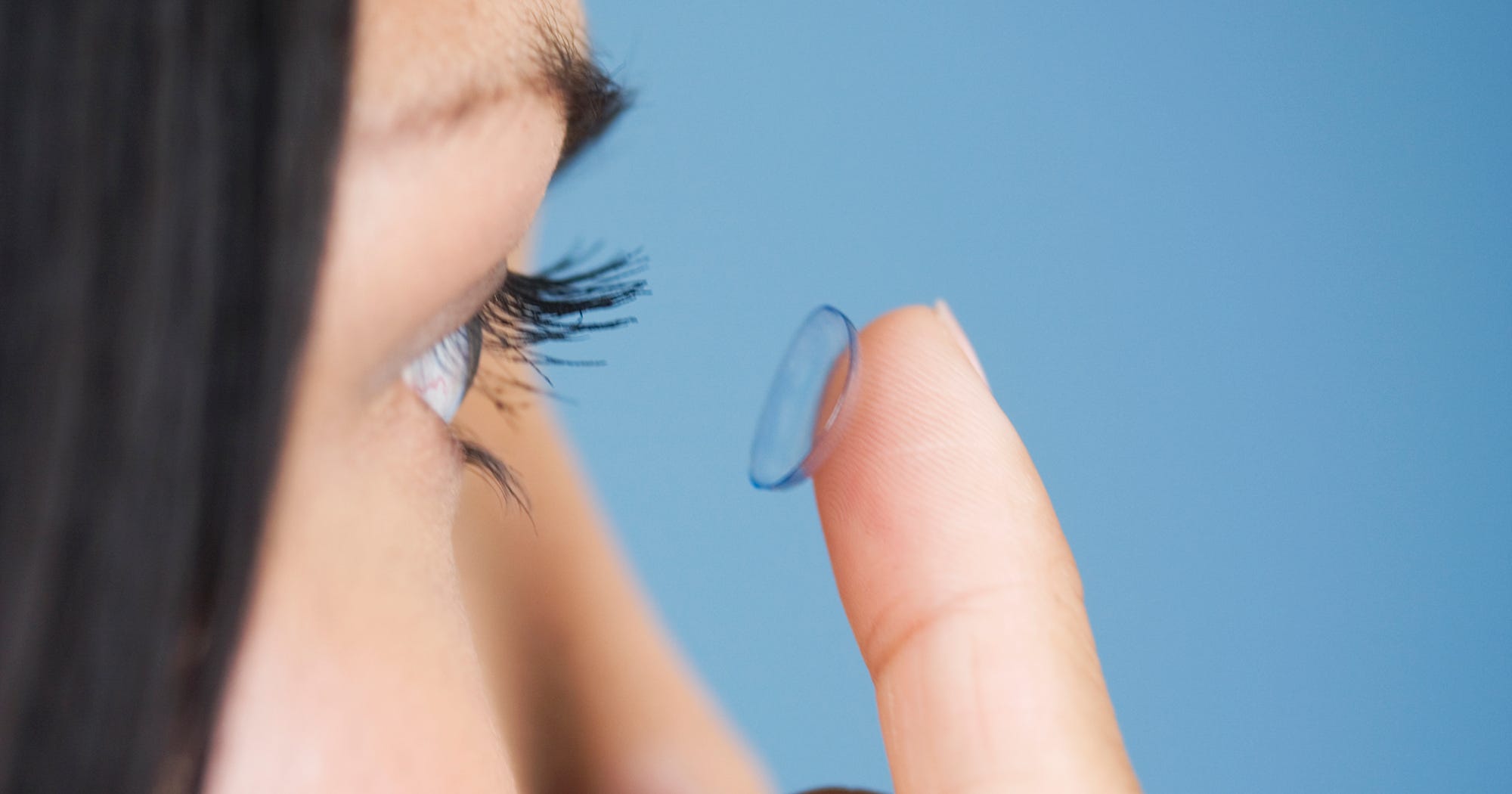 27 Contact Lenses Stuck Woman