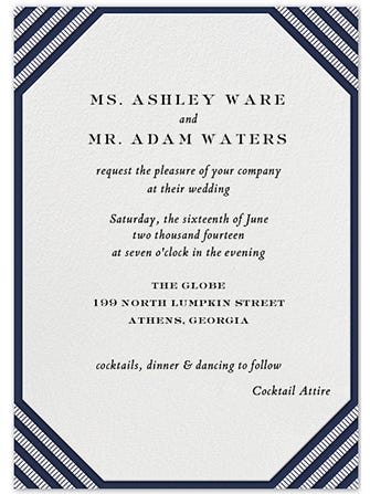 Writing Cocktail Attire On Invitations 6